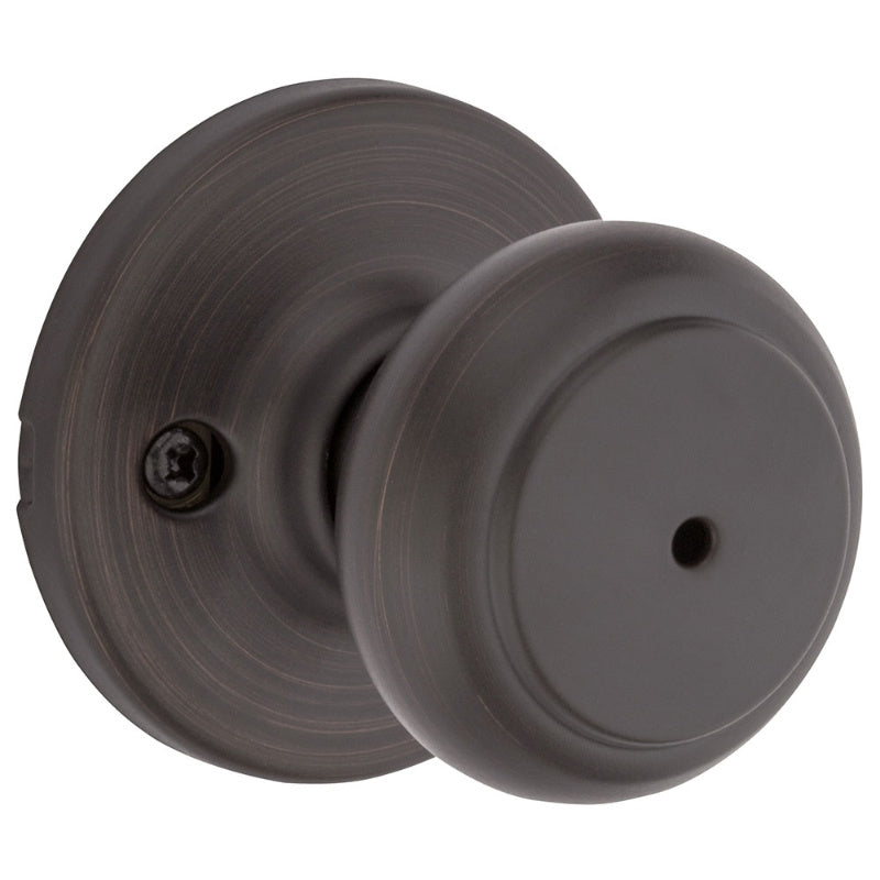 Kwikset 300CV 11P CP Privacy Door Knob, Venetian Bronze