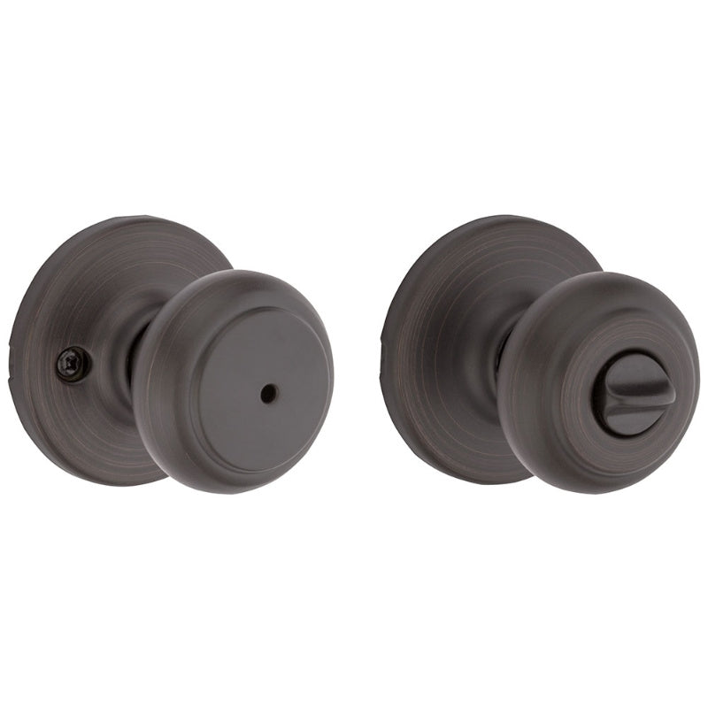 Kwikset 300CV 11P CP Privacy Door Knob, Venetian Bronze