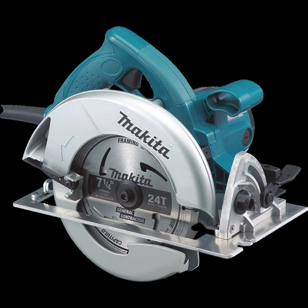 Makita 5007NK Circular Saw, 15 A, 7-1/4 in Dia Blade, 5/8 in Arbor, 0 to 56 deg Bevel