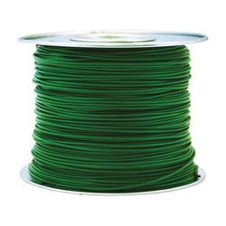 CCI 55835023 Primary Wire, 18 AWG Wire, 1-Conductor, 60 VDC, Copper Conductor, Green Sheath, 100 ft L