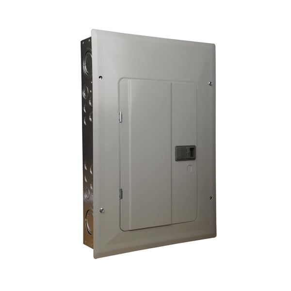 Cutler-Hammer BR BR2024L125G Load Center, 125 A, 20 -Space, 24 -Circuit, Main Lug, NEMA 1 Enclosure, Plug Mounting