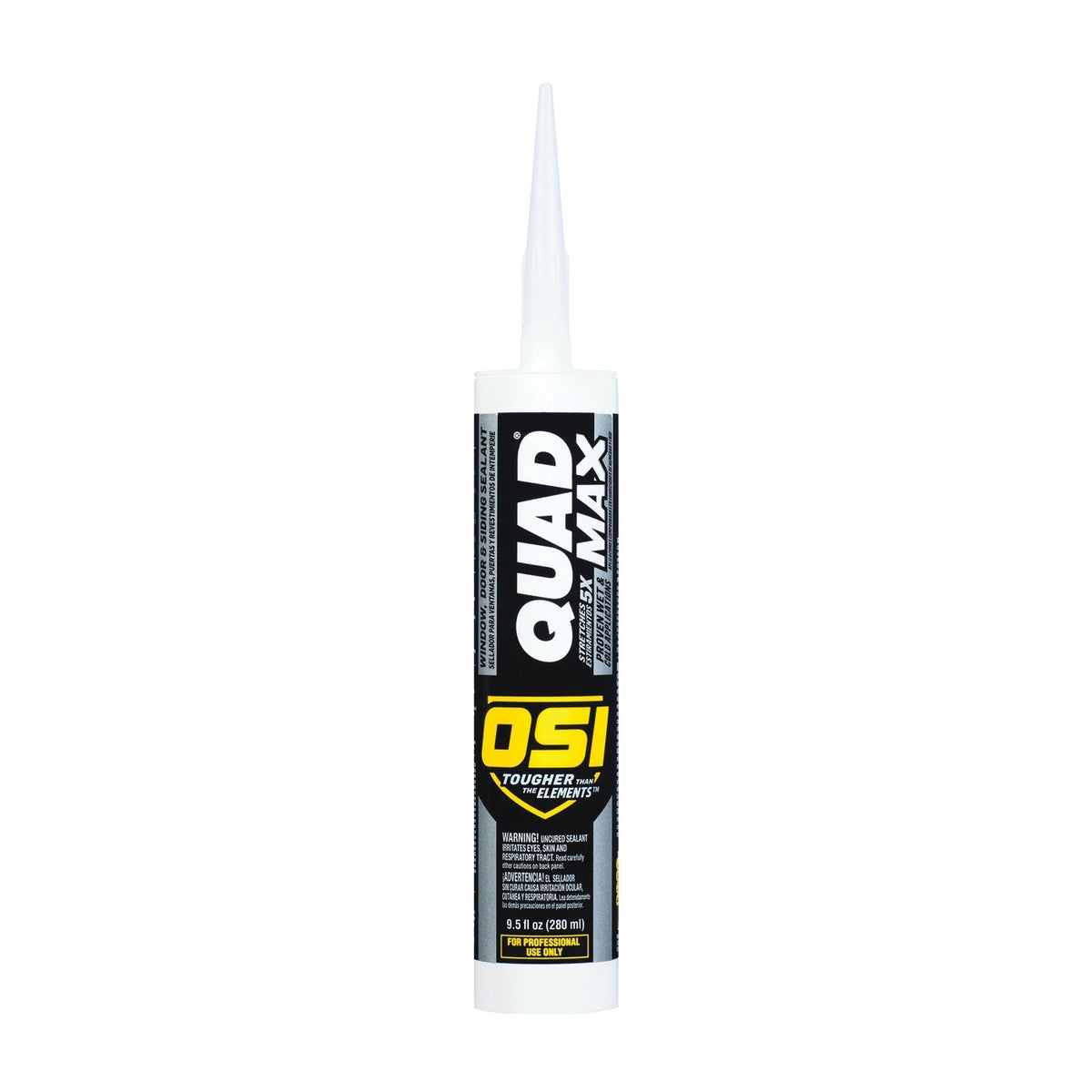 OSI QUAD MAX 1868690 Sealant, Bronze, -14 to 158 deg F, 9.5 oz Cartridge