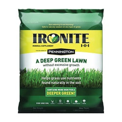Ironite 100519429 Lawn Fertilizer, 3 lb Bag, Solid, 1-0-1 N-P-K Ratio
