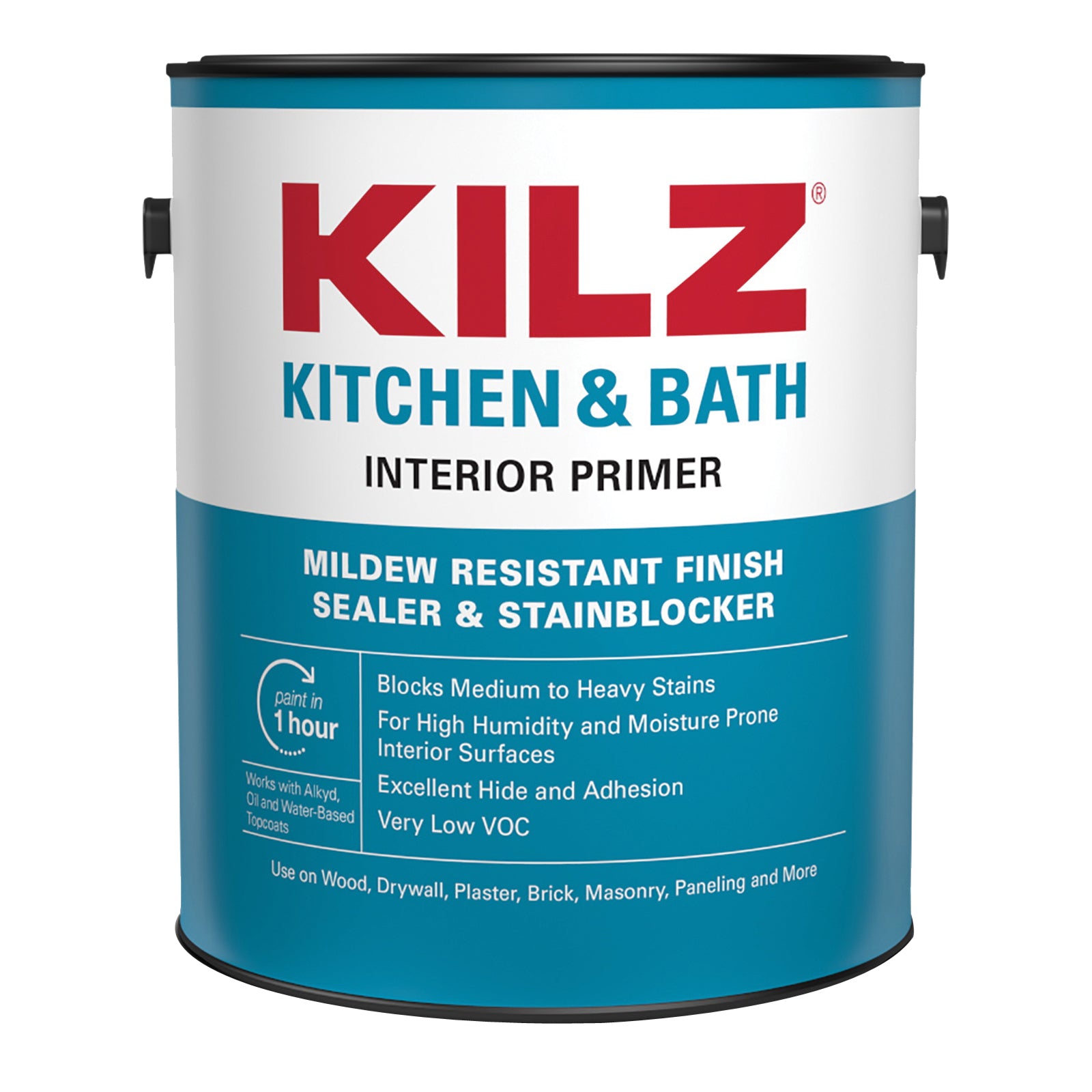 Kilz L204511 Primer, White, 1 gal, Can