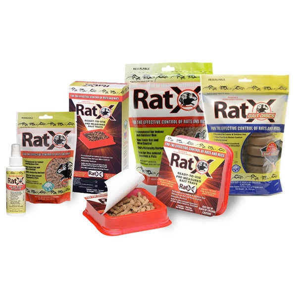 RatX 620102 Rodent Bait, Pellet, 3 lb Bag