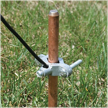 Load image into Gallery viewer, Zareba GRC-Z Ground Clamp, Heavy-Duty, Aluminum, For: 5/8 in and Larger Ground Rods
