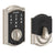 Schlage BE375 CAM 619 Deadbolt, 2 Grade, Satin Nickel, 2-3/8 x 2-3/4 in Backset, 1-3/8 to 1-3/4 in Thick Door