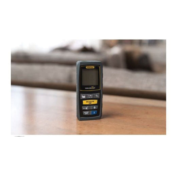 GENERAL TS01 Laser Measurer, 8 in to 100 ft, LCD Display