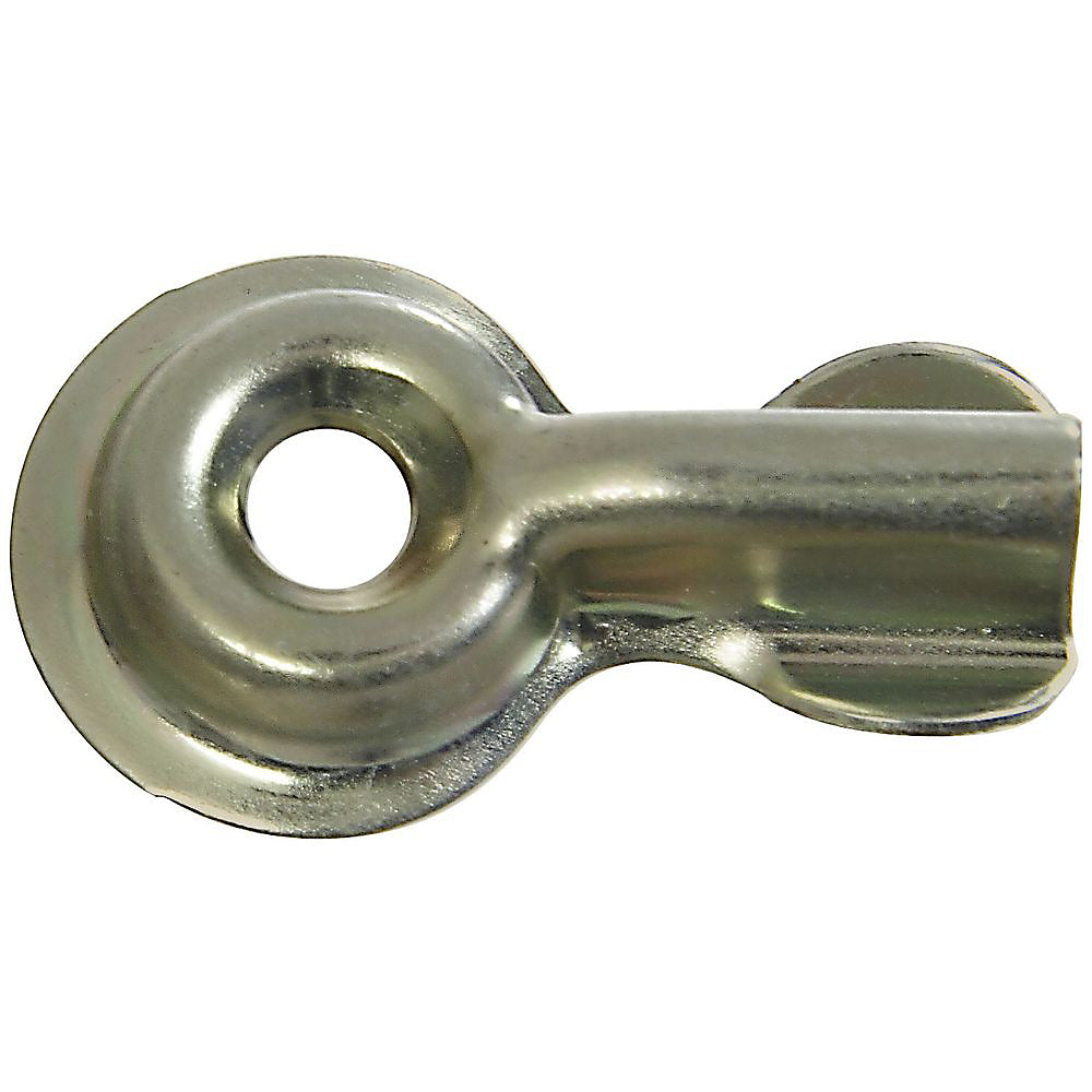 National Hardware V83-1/2 Series N106-906 Turn Button, Steel, Zinc, 1.27 in L x 0.5 in W x 0.37 in H Dimensions
