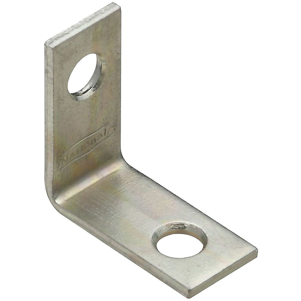 National Hardware V115 Series N113-050 Corner Brace, 1 in L, 1/2 in W, 1 in H, Steel, Zinc, 0.07 Thick Material