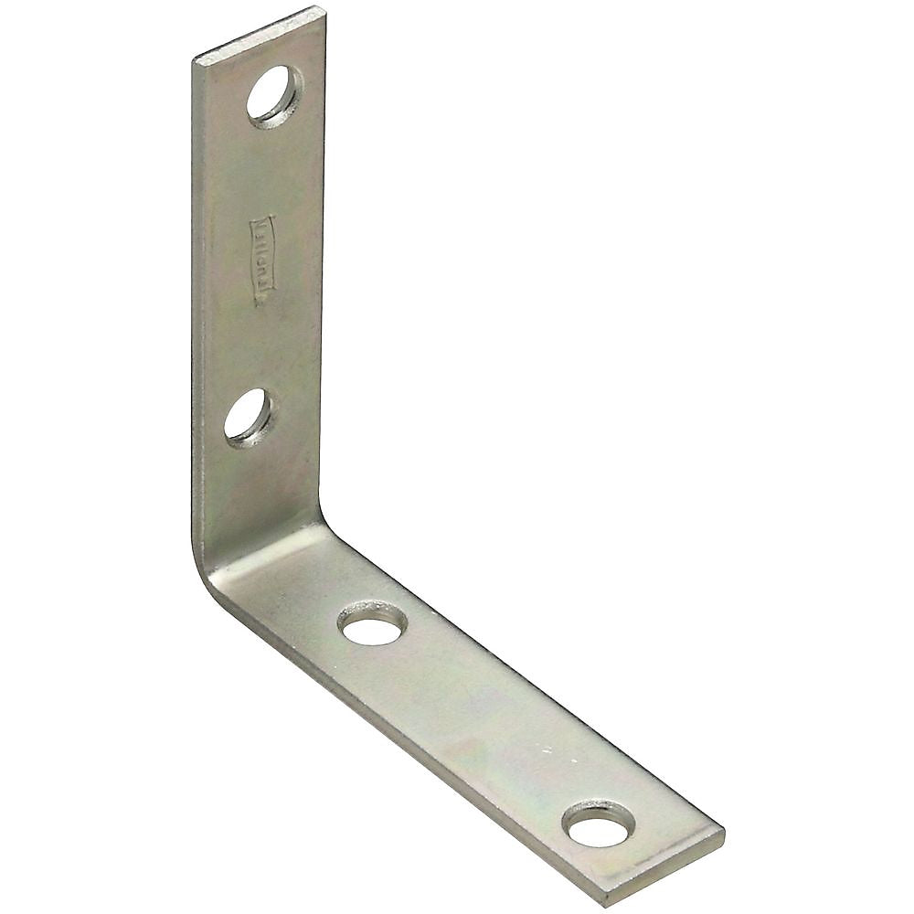 National Hardware V115 Series N113-456 Corner Brace, 3 in L, 3/4 in W, 3 in H, Steel, Zinc, 0.11 Thick Material