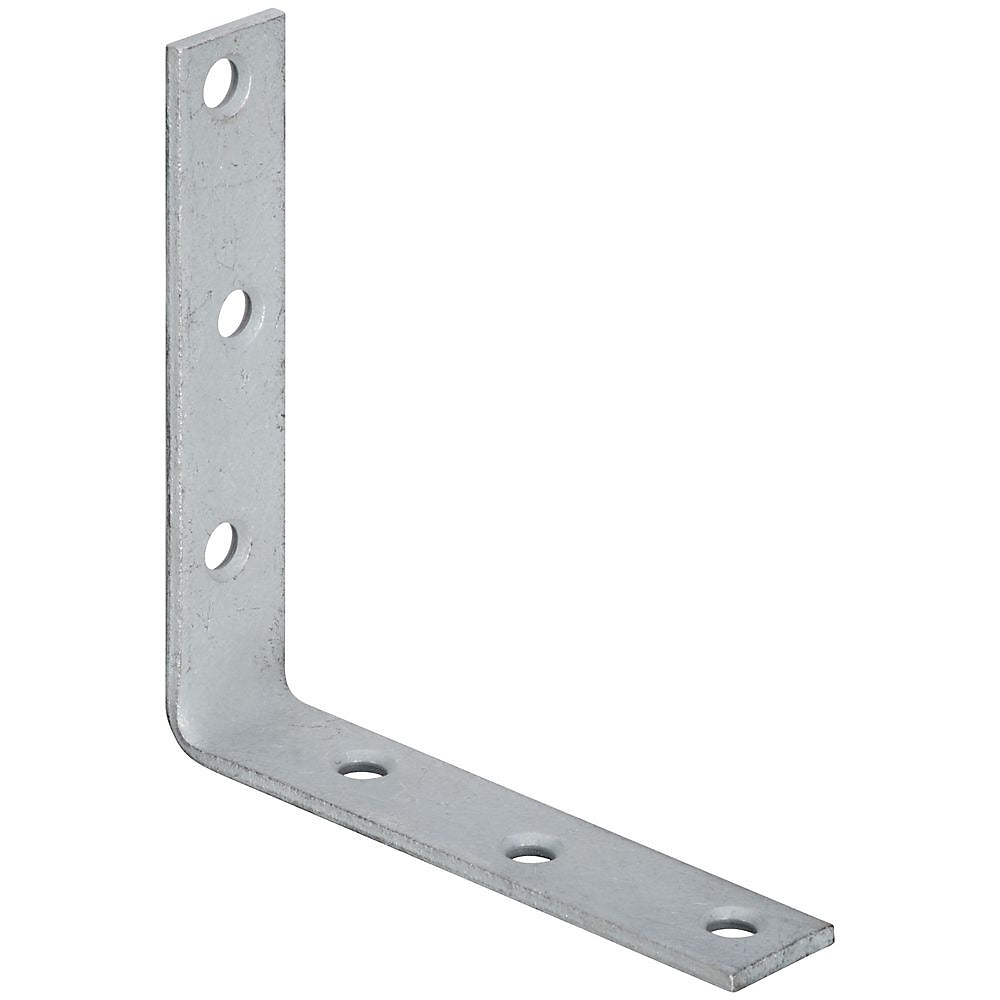National Hardware 115BC Series N220-210 Corner Brace, 5 in L, 1 in W, 5 in H, Galvanized Steel, 0.16 Thick Material