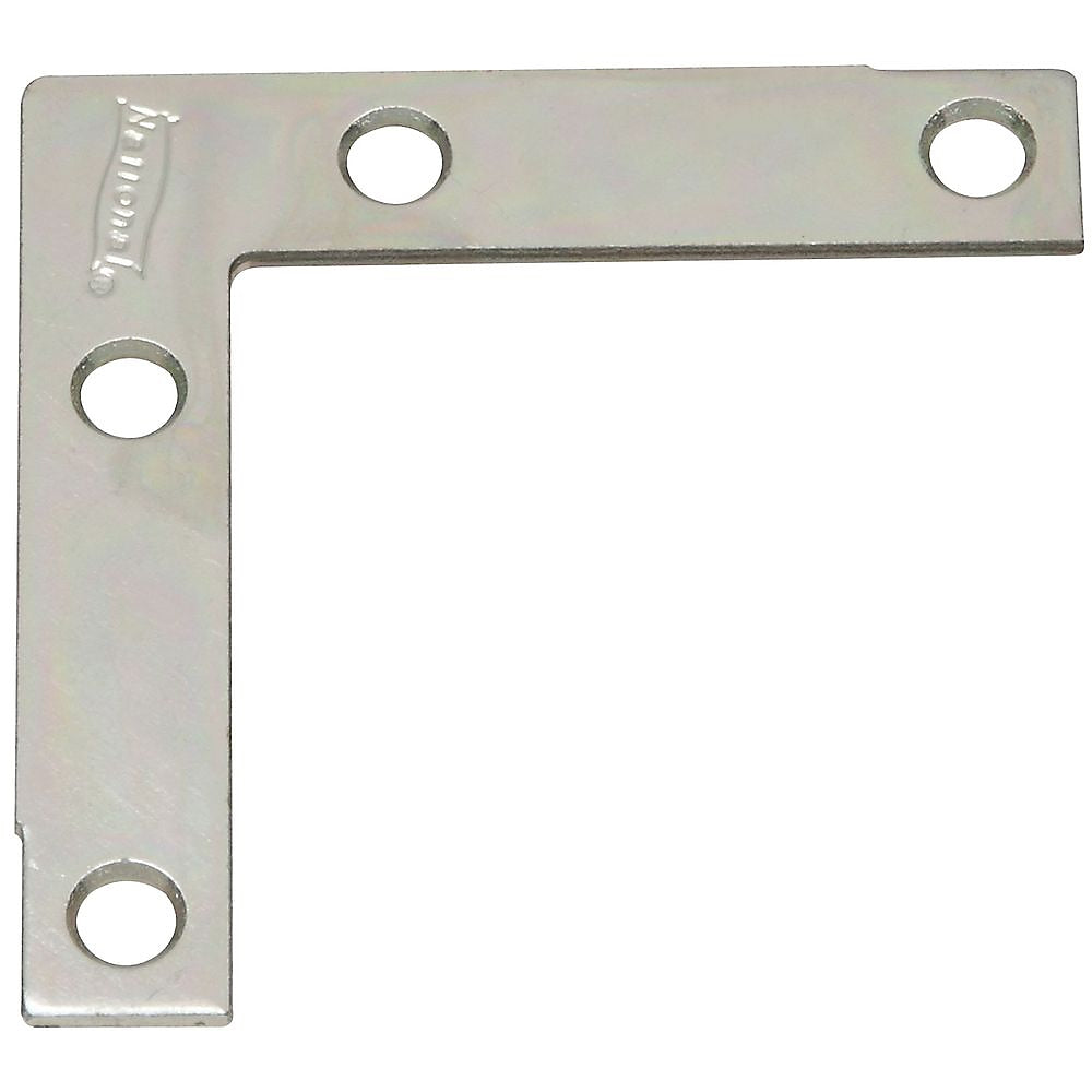 National Hardware V117 Series N113-928 Corner Brace, 2-1/2 in L, 1/2 in W, 2-1/2 in H, Steel, Zinc, 0.07 Thick Material