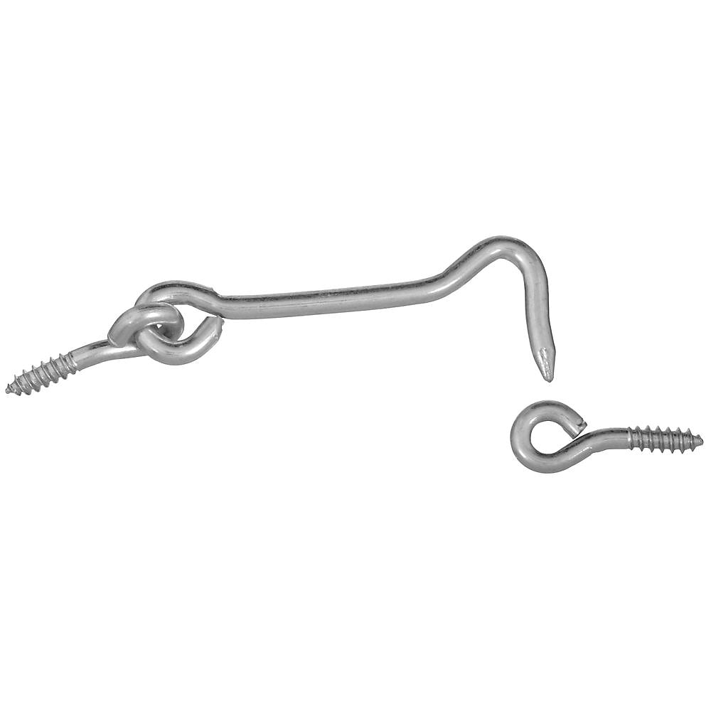 National Hardware V2000 Series N117-994 Hook and Eye, Steel, Zinc