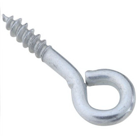 National Hardware V2010 Series V2010 118513 Screw Eye, #214, 0.08 in Dia Wire, 5/16 in L Thread, 13/16 in OAL, Steel