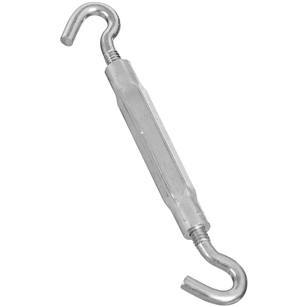 National Hardware 2174BC Series N222-000 Turnbuckle, 90 lb Working Load, 1/4-20 in Thread, Hook, Hook, Aluminum