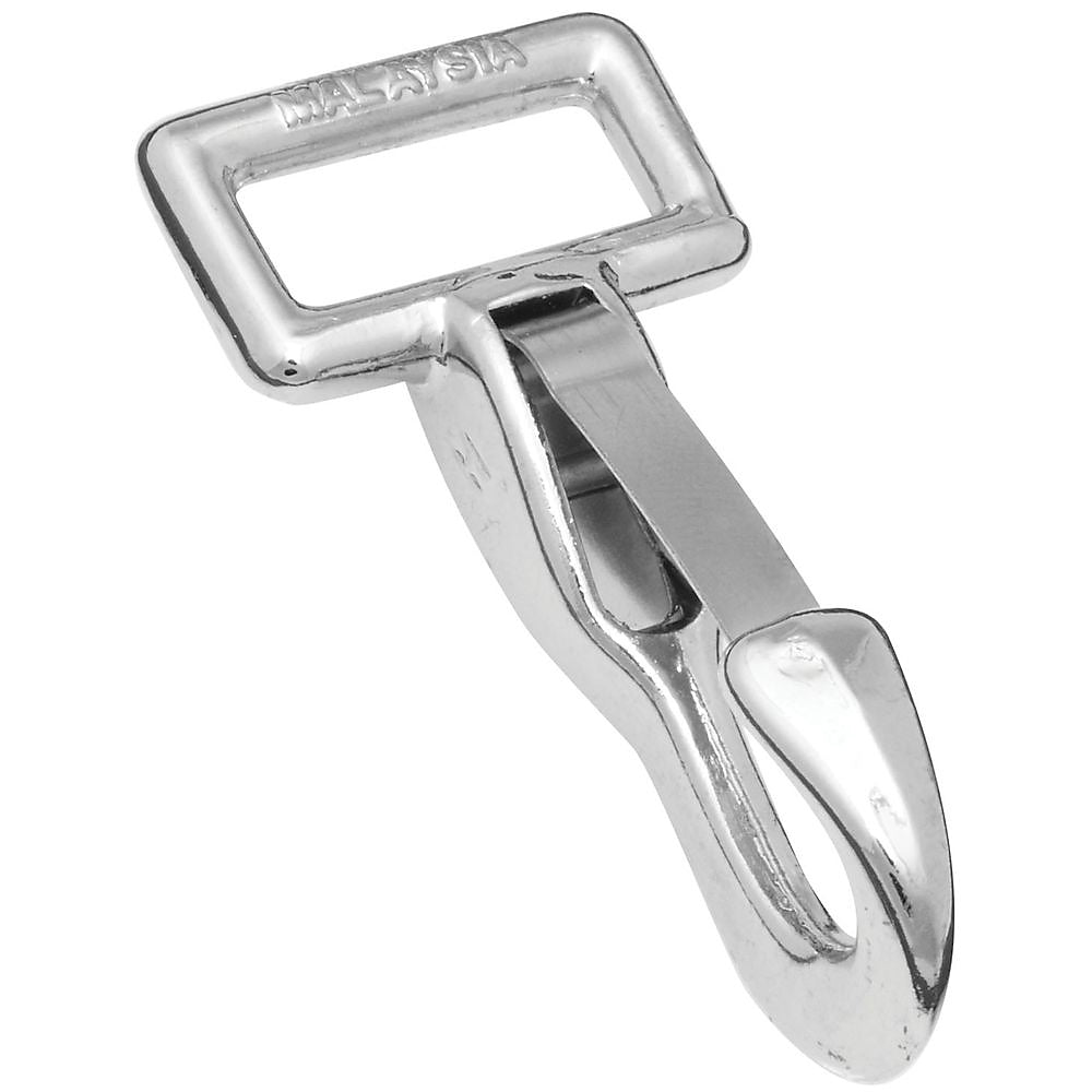 National Hardware 3065BC Series N222-760 Spring Snap, 30 lb Working Load, Zinc, Nickel