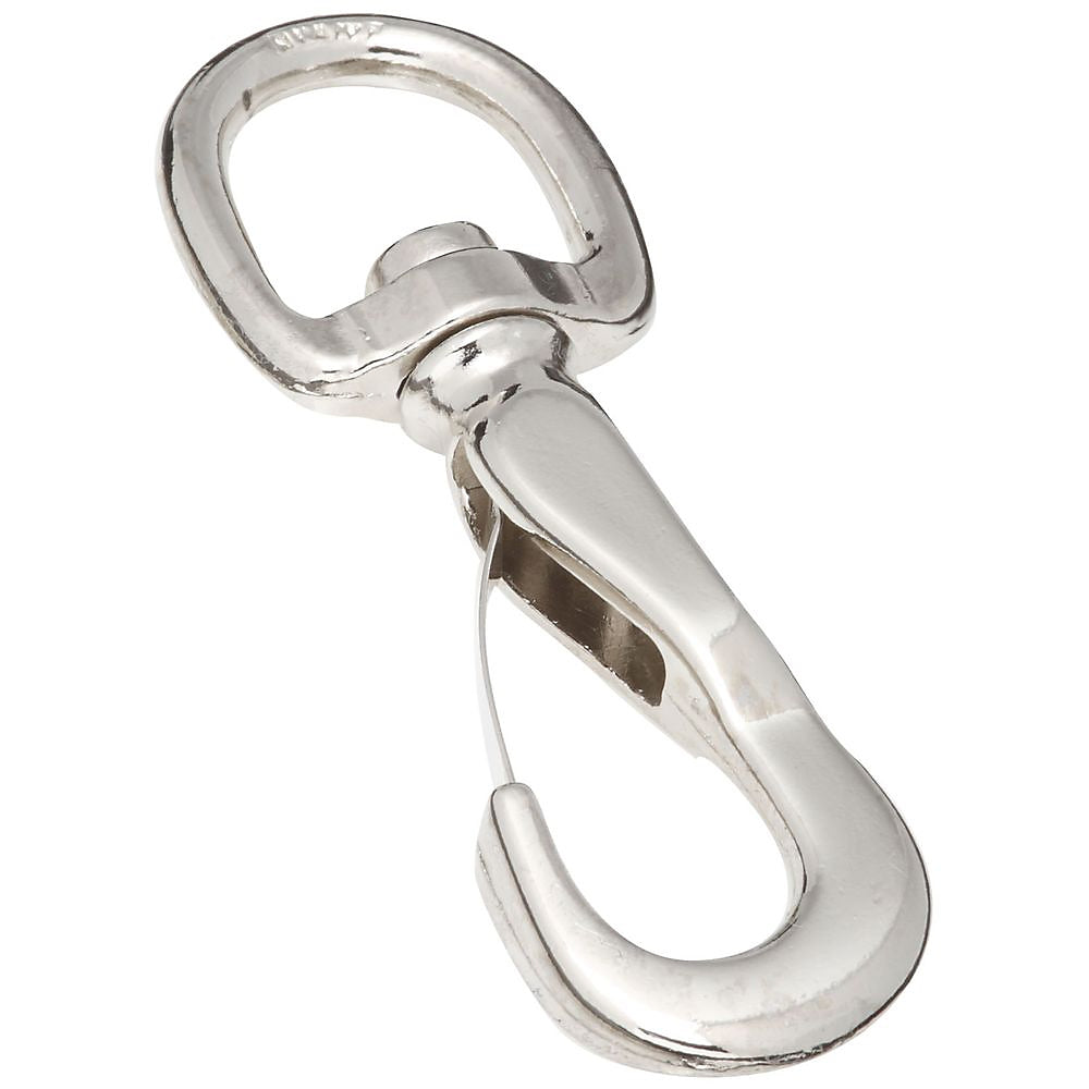 National Hardware 3052BC Series N222-745 Spring Snap, 70 lb Working Load, Zinc, Nickel