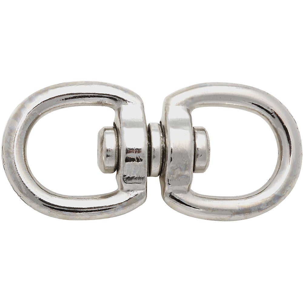 National Hardware 3252BC Series N222-943 Chain Swivel, 5/8 in Trade, 105 lb Working Load, Zinc, Nickel