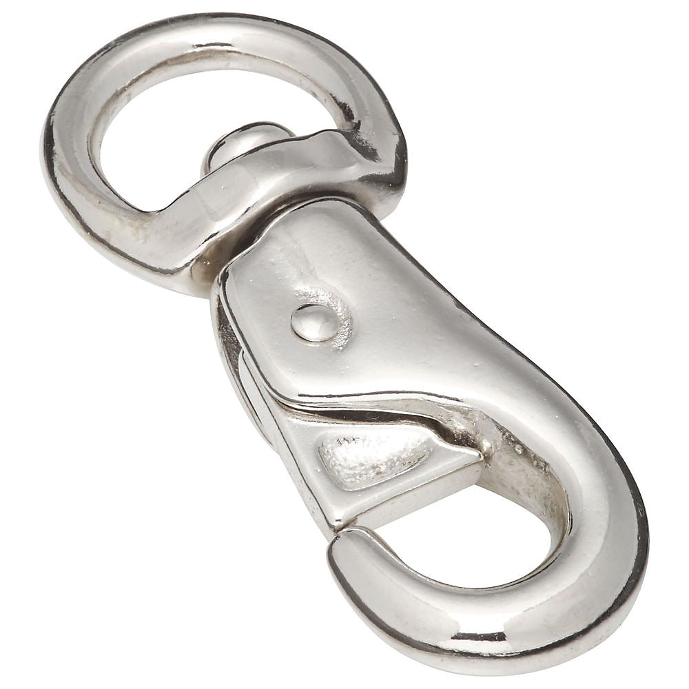 National Hardware 3142BC Series N222-968 Cattle Snap, 250 lb Working Load, Malleable Iron, Nickel