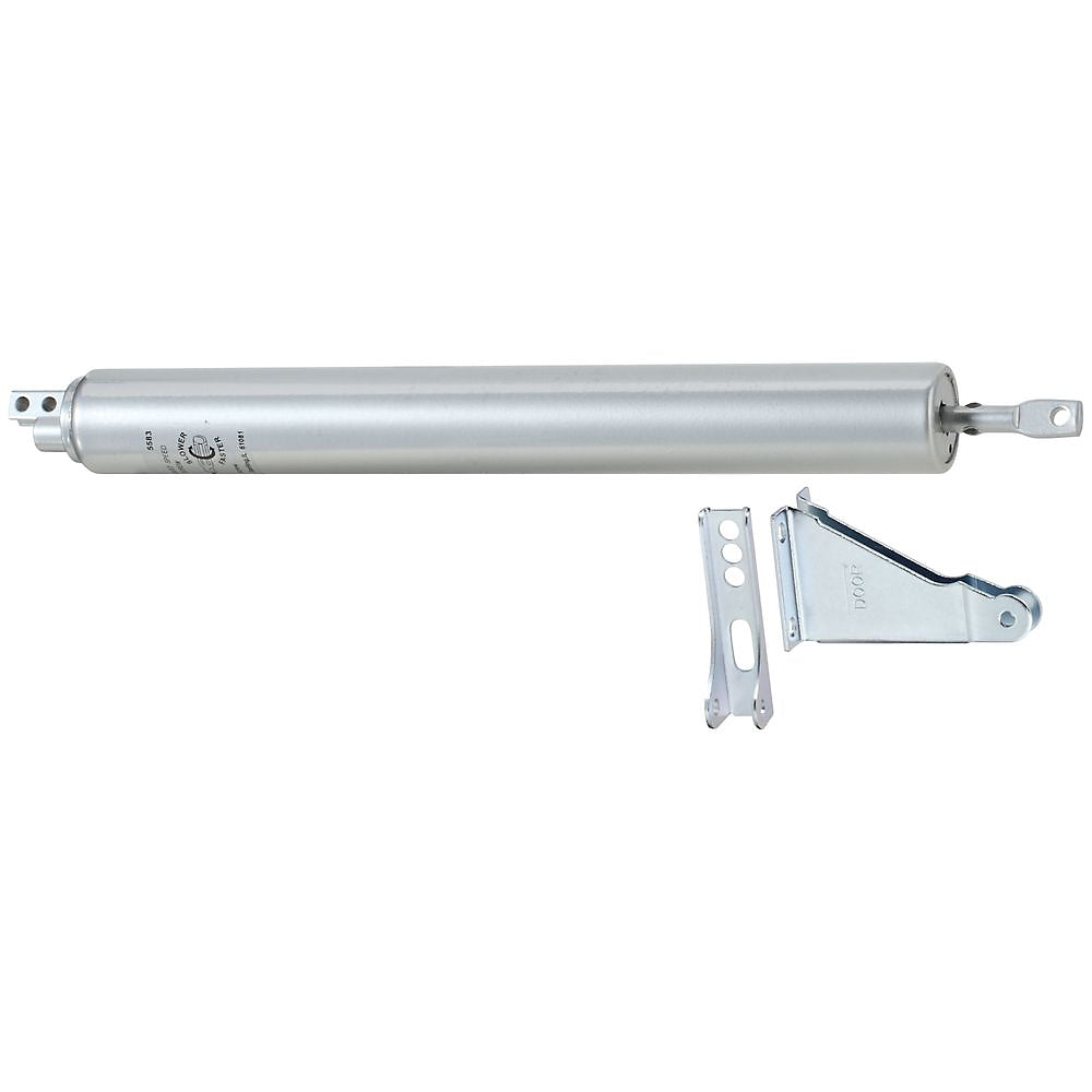 National Hardware V1333 Series N181-602 Door Closer, 5/16 in Dia Rod, 11-1/4 in L, Steel, Aluminum, 90 deg Opening