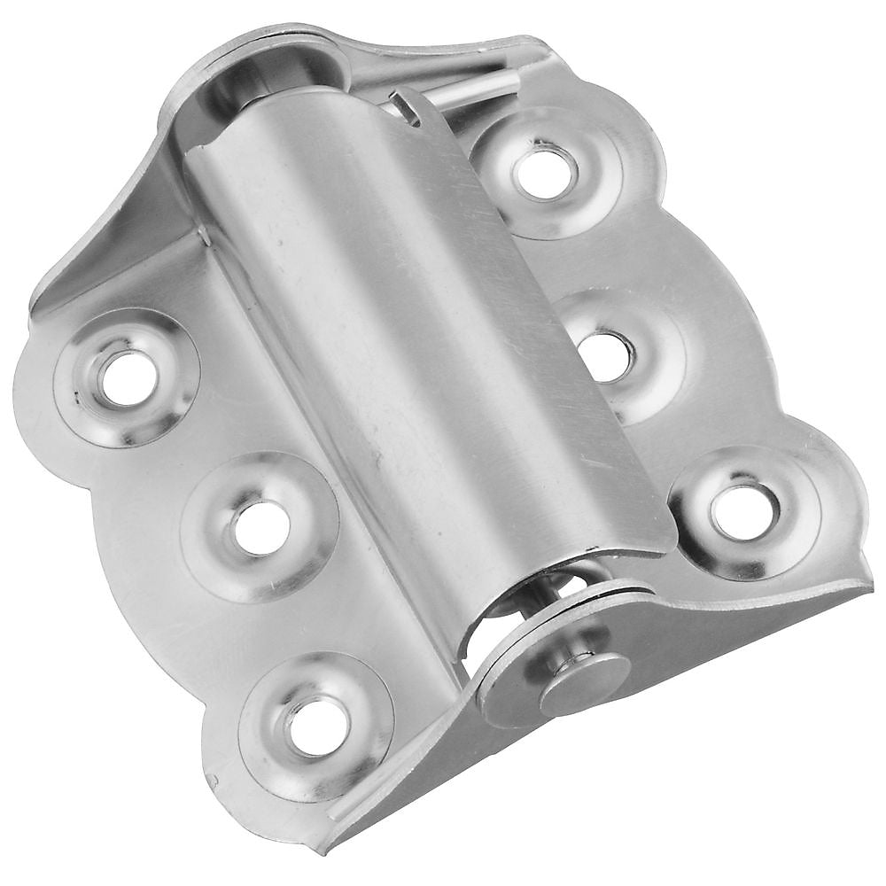 National Hardware N190-736 Spring Hinge, Steel, Zinc, Wall Mounting, 15 lb