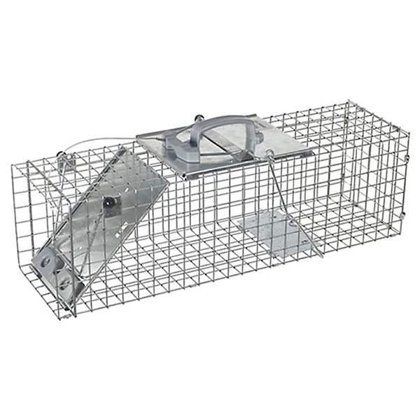 Victor 1083 Animal Trap, 7 in W, 7 in H, Spring-Loaded Door