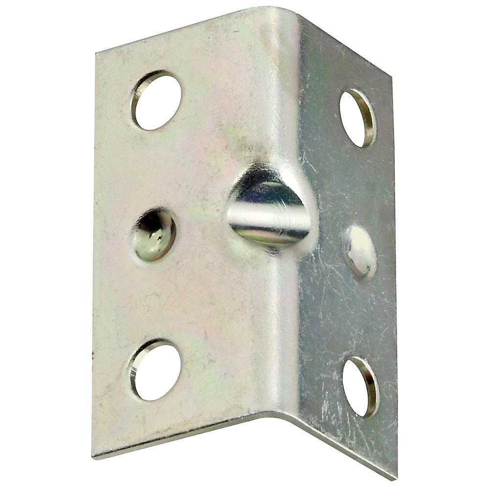 National Hardware V113 Series N206-920 Corner Brace, 1-1/2 in L, 3/4 in W, Steel, Zinc, 0.04 Thick Material