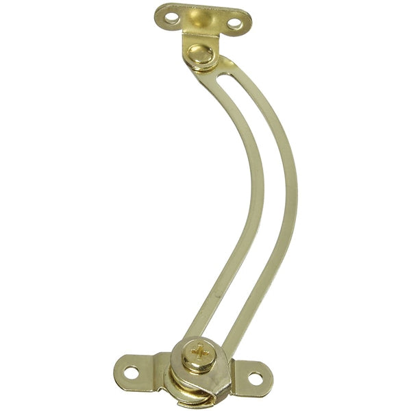 National Hardware N208-645 Friction Lid Support, Steel, Brass, 5 in L