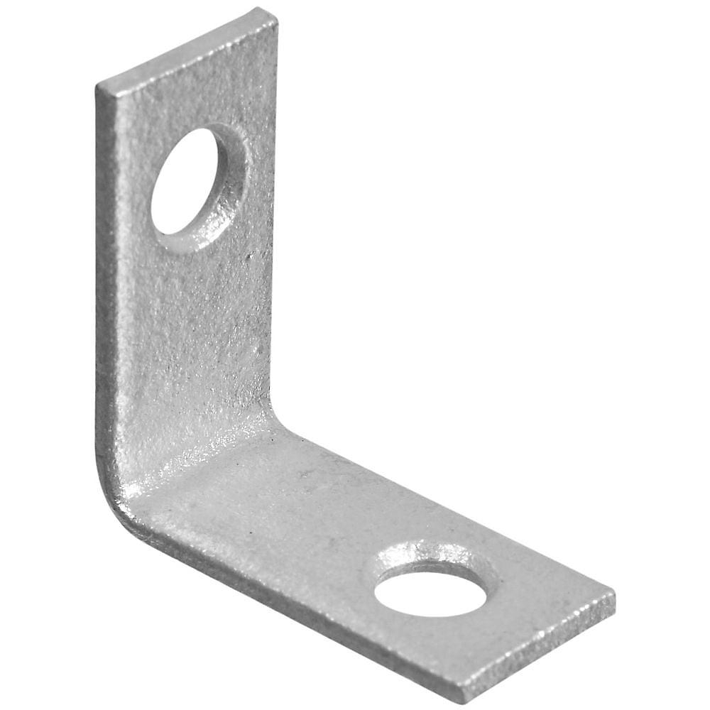 National Hardware V115 Series N208-728 Corner Brace, 1 in L, 1/2 in W, 1 in H, Galvanized Steel, 0.07 Thick Material