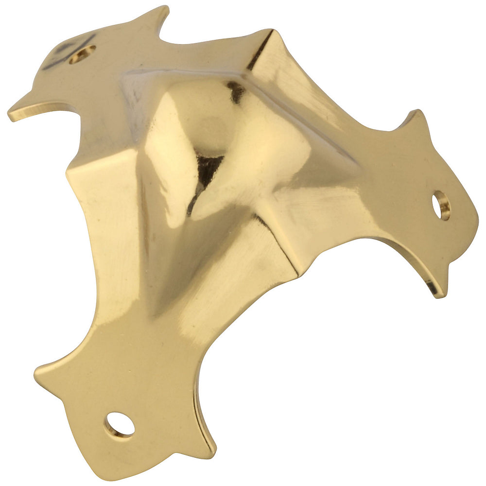National Hardware V1854 Series N213-470 Corner Brace, 1-1/4 in L, Steel, Brass