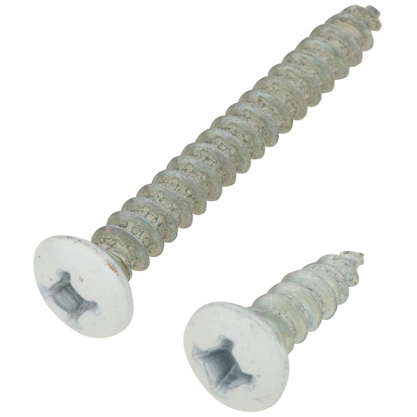 National Hardware V211S N218-990 Bracket Screw, Steel, White