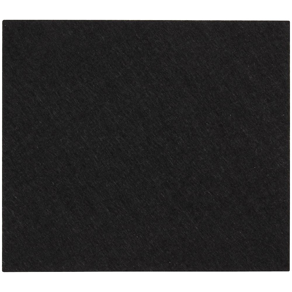 National Hardware V1716 Series N237-073 Protective Pad, Felt Cloth, Black, 4 in L, 3-1/2 in W, Square