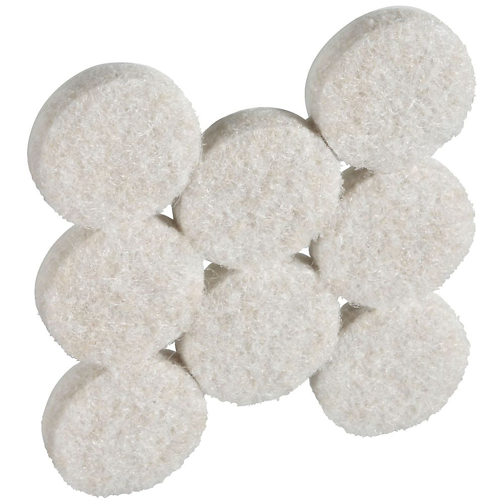 National Hardware V1719 Series N237-107 Protective Pad, Felt Cloth, 7/8 in Dia, Round