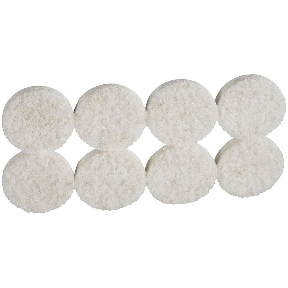 National Hardware V1719 Series N237-115 Protective Pad, Felt Cloth, 1-1/4 in Dia, Round