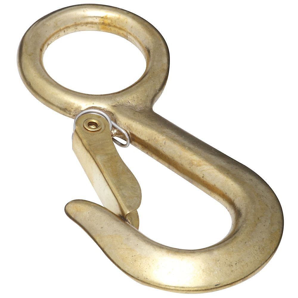 National Hardware 3190BC Series N258-673 Rigid Eye Snap, 270 lb Working Load, Bronze