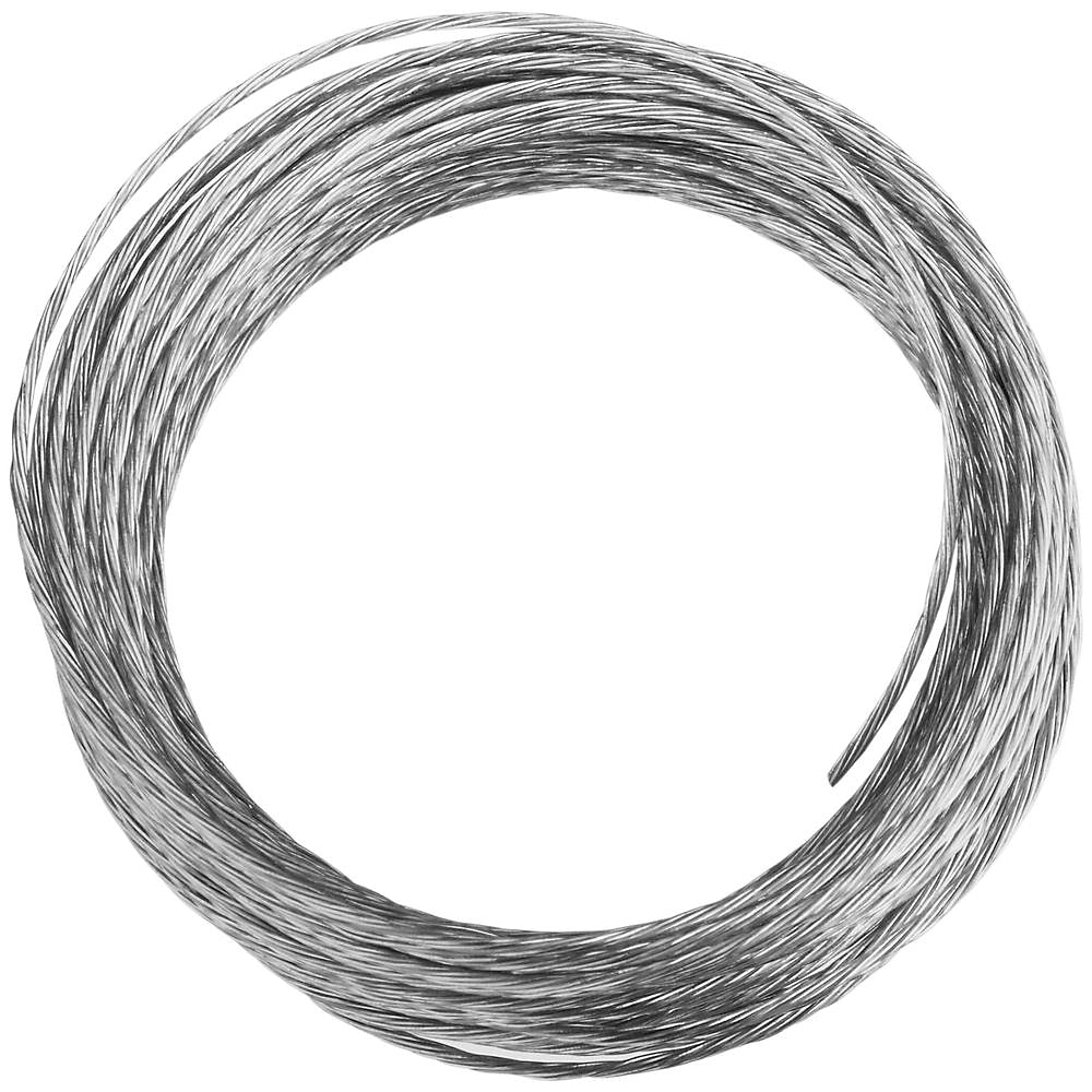 National Hardware V2565 Series N260-307 Braided Wire, 25 ft L, Galvanized Steel, 20 lb