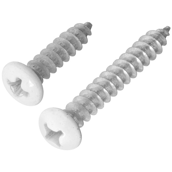 National Hardware V108S N262-030 Bracket Screw, Steel, White