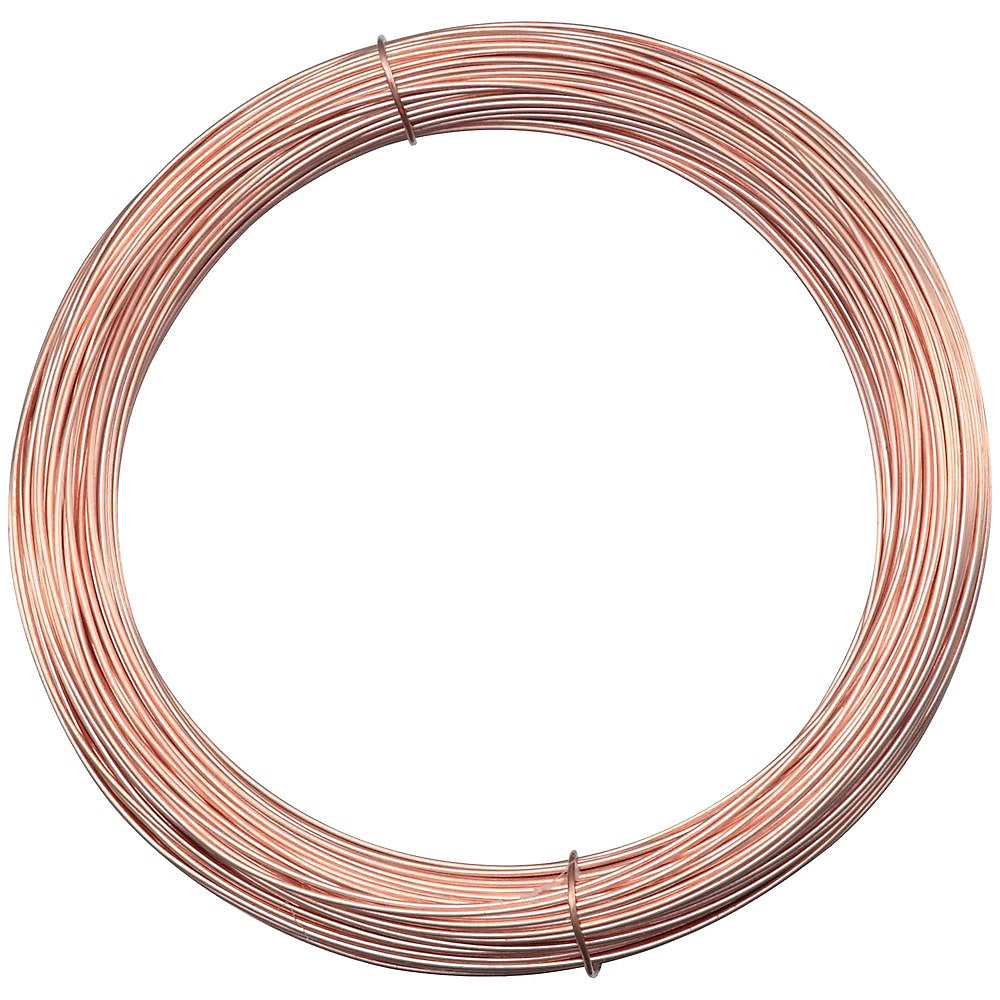 National Hardware V2570 Series N264-754 Wire, 0.023 in Dia, 100 ft L, 24 Gauge, 9 lb Working Load, Copper, Copper