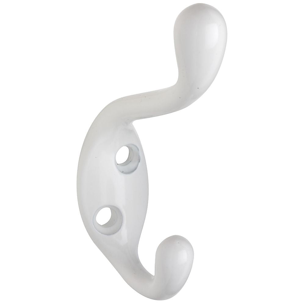 National Hardware V166 N266-049 Coat and Hat Hook, 75 lb, Zinc