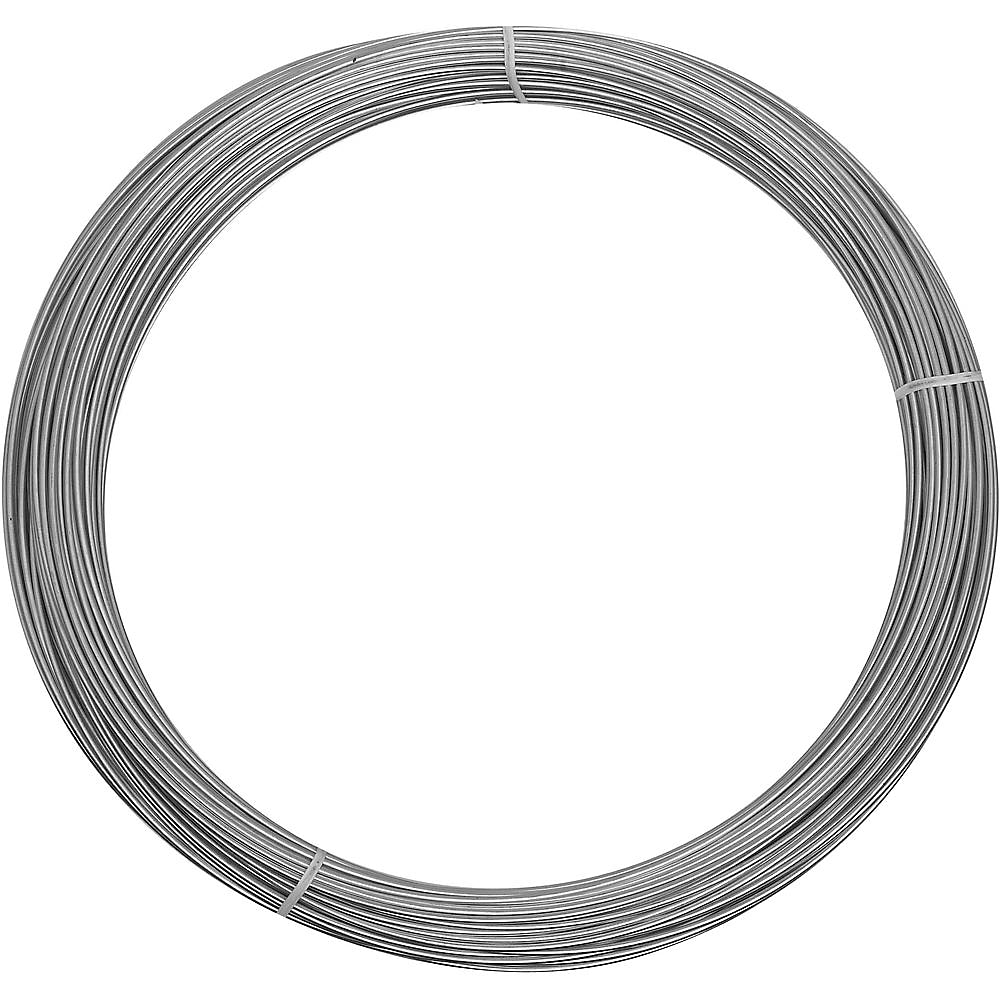 National Hardware 2568BC Series N266-999 Wire, 0.0825 in Dia, 200 ft L, 16 Gauge, 100 lb Working Load, Galvanized Steel