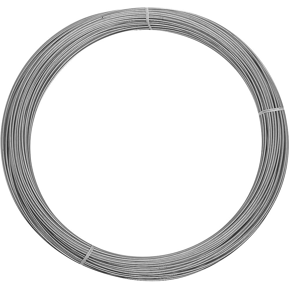 National Hardware 2568BC Series N266-999 Wire, 0.0825 in Dia, 200 ft L, 16 Gauge, 100 lb Working Load, Galvanized Steel