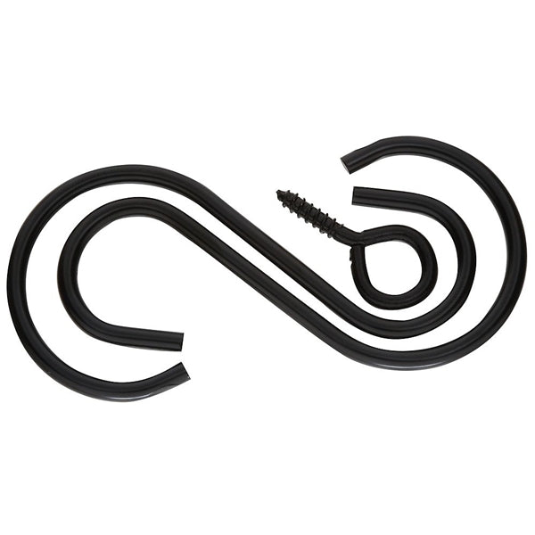 National Hardware V2665 Series N275-149 Extension Hook Kit, 3-1/2 in L, Steel, Black