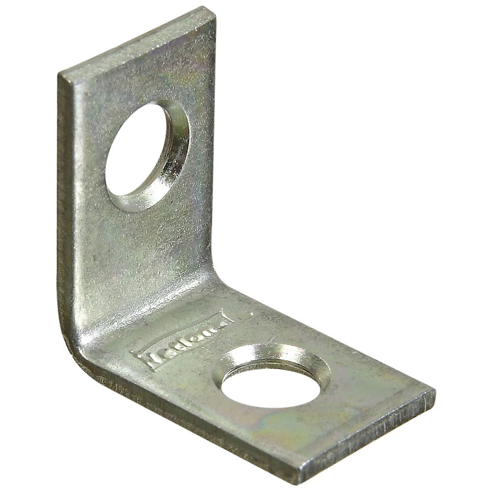 National Hardware V115 Series N275-628 Corner Brace, 3/4 in L, 1/2 in W, Steel, Zinc, 0.07 Thick Material