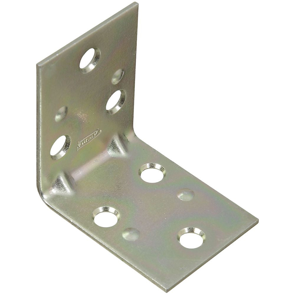 National Hardware V121 Series N285-551 Corner Brace, 2 in L, 1-1/2 in W, 2 in H, Steel, Zinc, 0.07 Thick Material