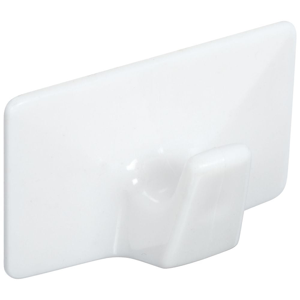 National Hardware V2701 Series N308-122 Household Hook, 10 lb, Plastic, White
