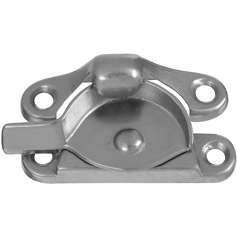 National Hardware V600 Series N325-381 Sash Lock, Zinc, Satin Nickel