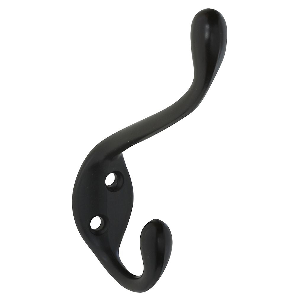 National Hardware V167 N331-066 Garment Hook, 35 lb, Zinc, Oil-Rubbed Bronze