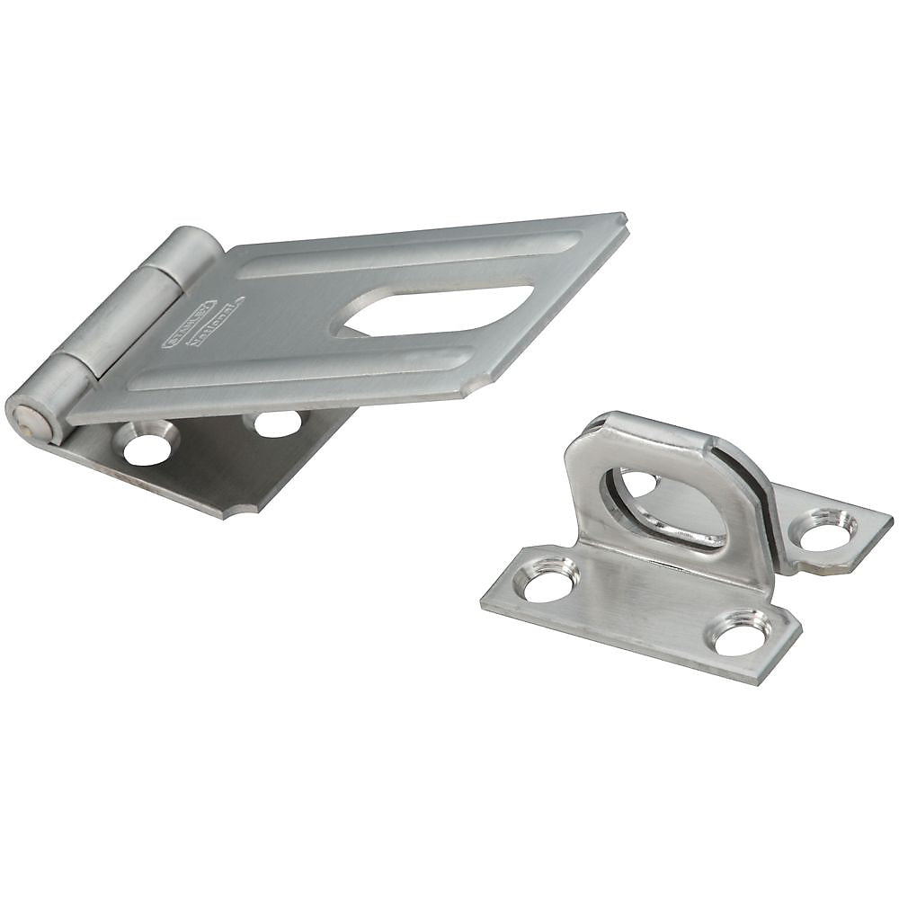 National Hardware V37 Series N348-250 Safety Hasp, 3-1/4 in L, Stainless Steel