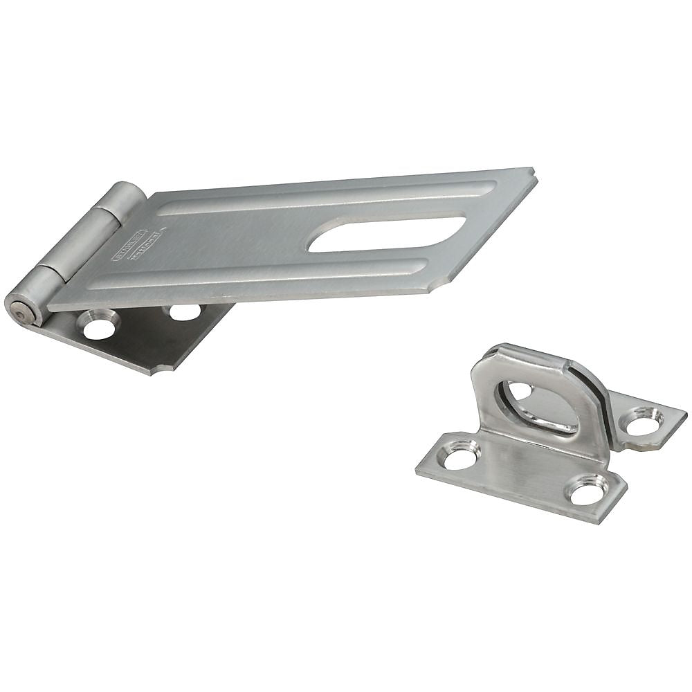 National Hardware V37 Series N348-268 Safety Hasp, 4-1/2 in L, Stainless Steel